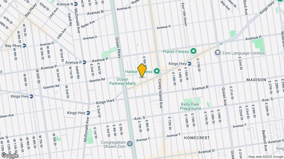 1721 E 8th St Mapa y Detalles de la Ubicación