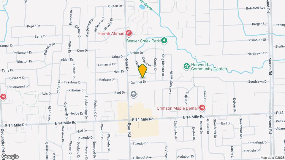 4211 Gunther Dr Map and Location Details