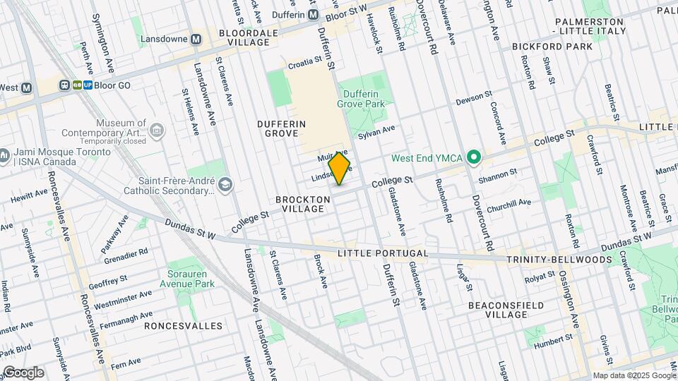 1152 College St Map and Location Details