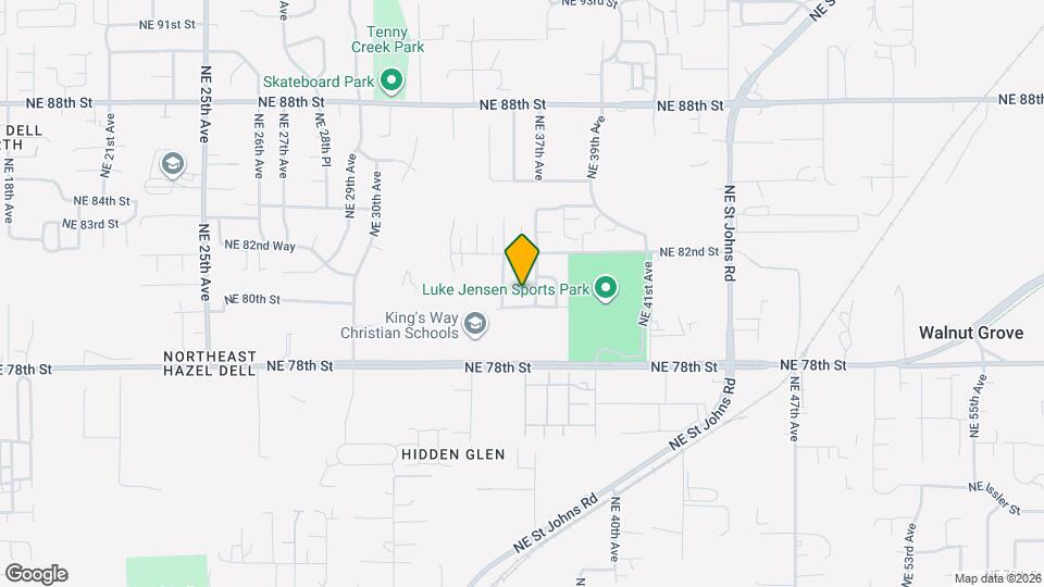 3607 NE 81st Cir Mapa y Detalles de la Ubicación