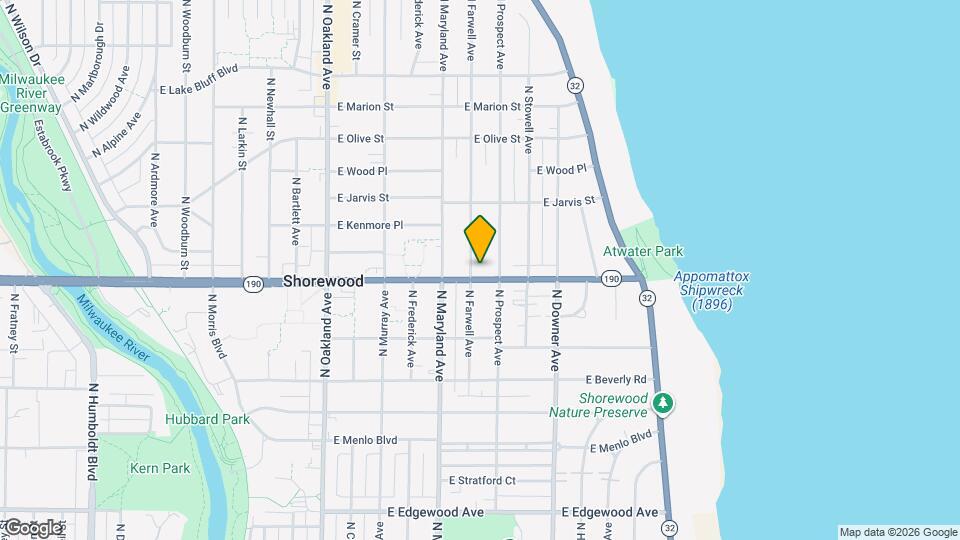 4006 N Farwell Ave, Unit 16 Mapa y Detalles de la Ubicación