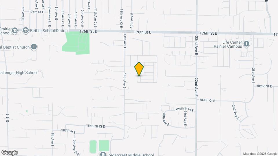 18107 15th Avenue E Map and Location Details