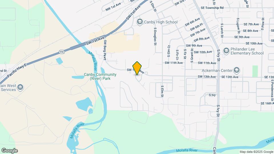 1322 S Birch Ct Map and Location Details