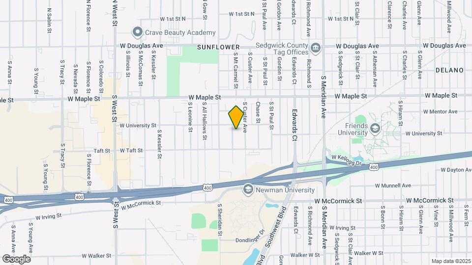 414 S Mt Carmel St Map and Location Details