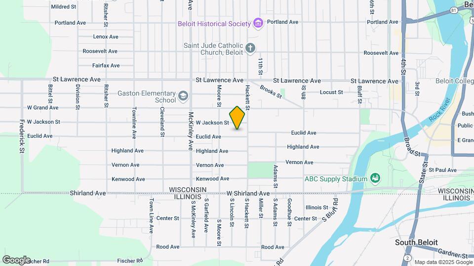 1123 Euclid Ave Map and Location Details