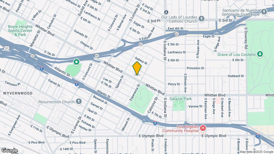 3555 Whittier Blvd Map and Location Details