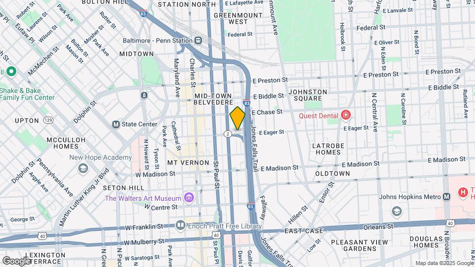 Hunter Square Apartments Mapa y Detalles de la Ubicación