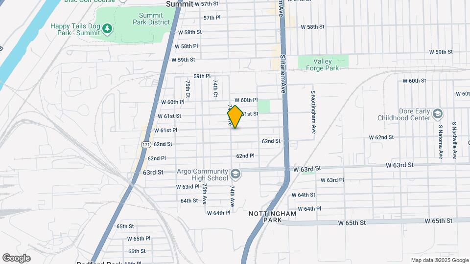 7337 W 61st Pl Map and Location Details