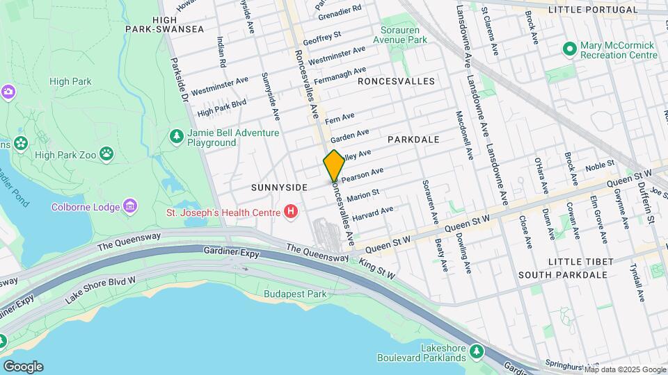 82 Roncesvalles Ave Map and Location Details