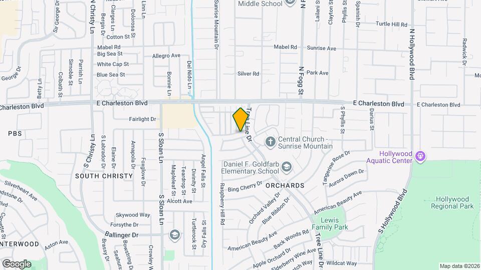 6130 Peach Blossom Ln Map and Location Details