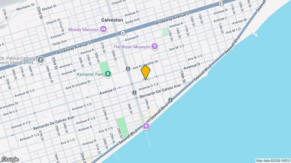 2311 Avenue O Map and Location Details