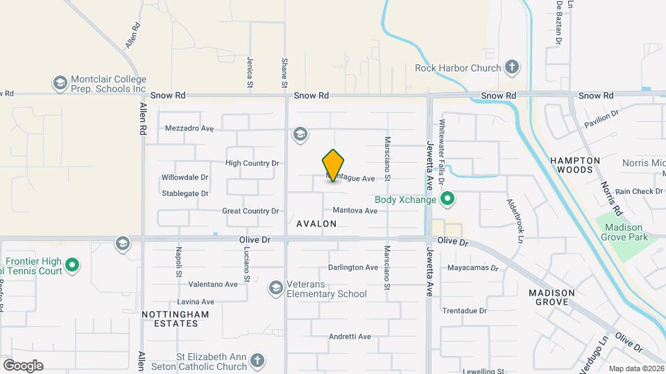 11808 Cedar Bluff Ave Map and Location Details