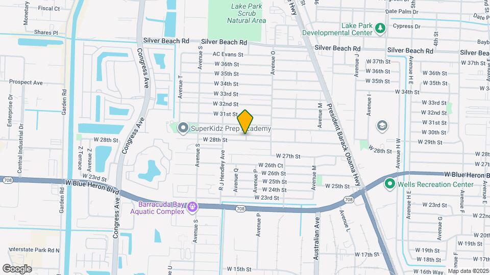 1400 W 28th St Map and Location Details