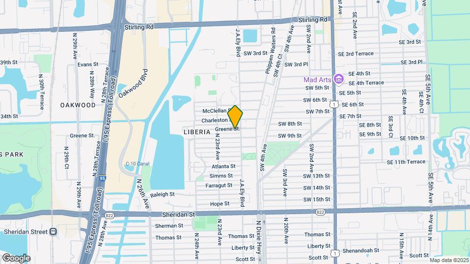 2210-2214 Greene St Map and Location Details