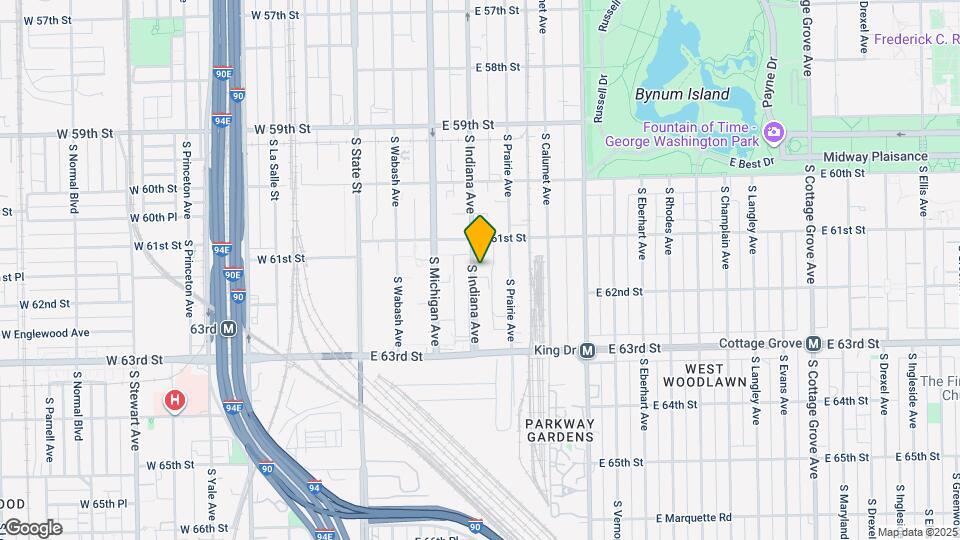 6137 S Indiana Ave Map and Location Details
