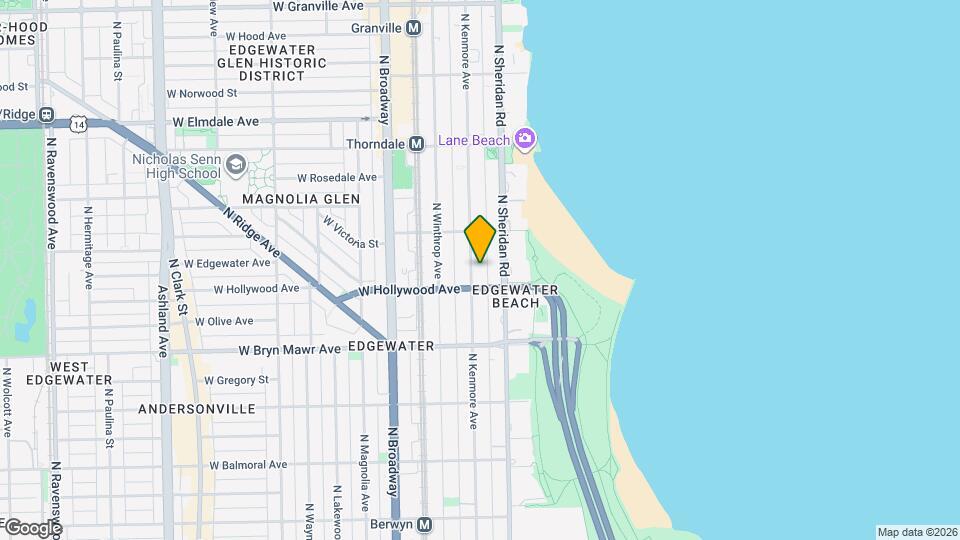 5719 N Kenmore Ave Map and Location Details