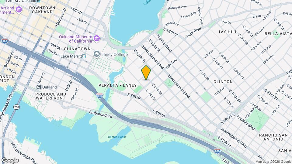 425 E 11th St Map and Location Details