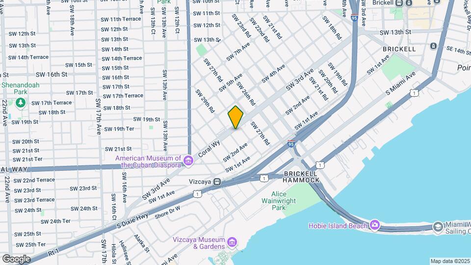 2825 SW 3rd Ave Map and Location Details