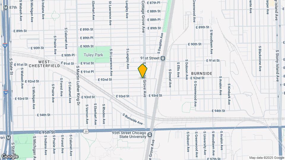 9200 S Cottage Grove Ave Map and Location Details