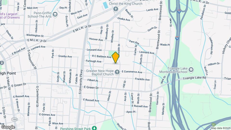 1426 Furlough Ave Map and Location Details