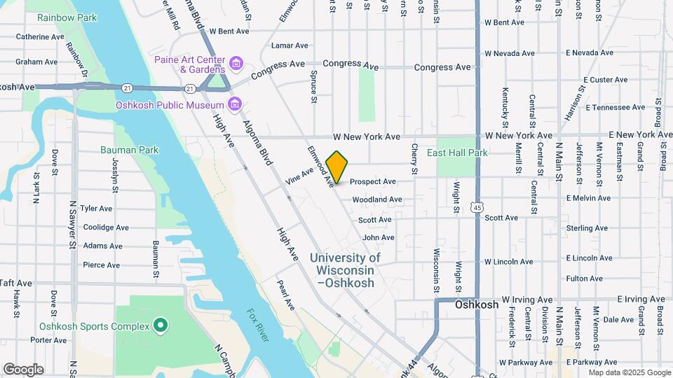 952 Elmwood Ave Map and Location Details