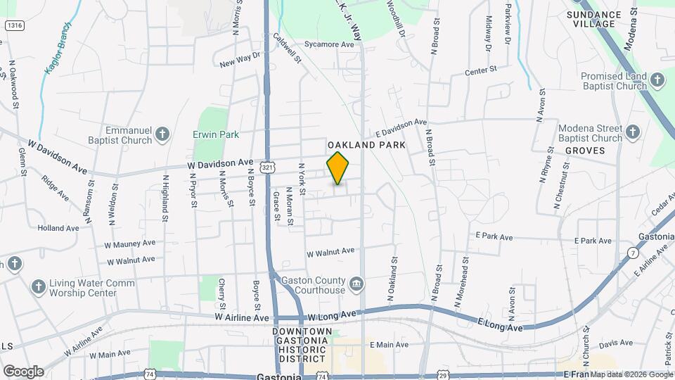704 W Jefferson Ave Map and Location Details