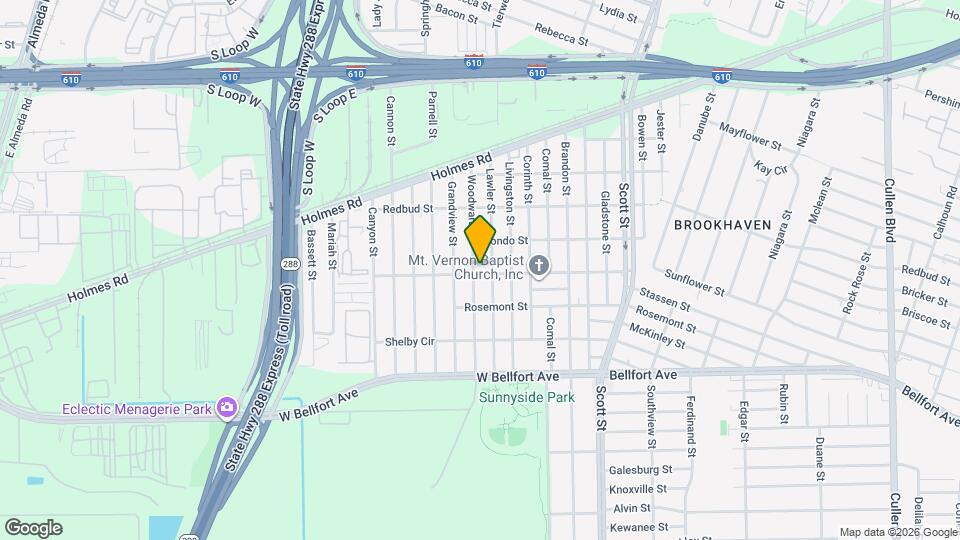 8135 Woodward St Map and Location Details