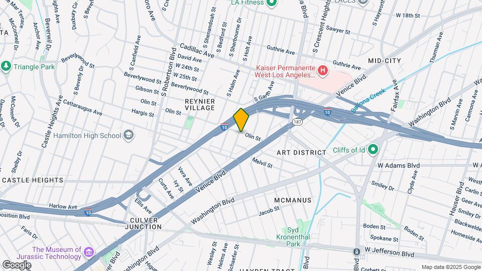 8650 Olin St Map and Location Details