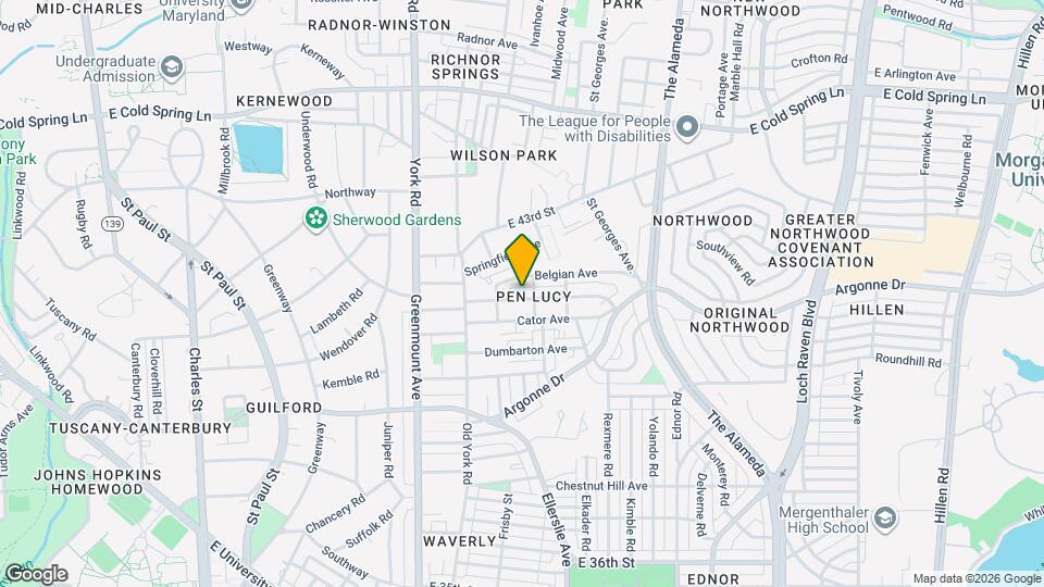 720 E 41st St Map and Location Details