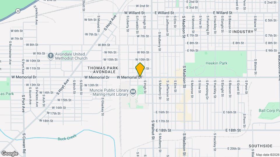 219 W Memorial Dr Map and Location Details