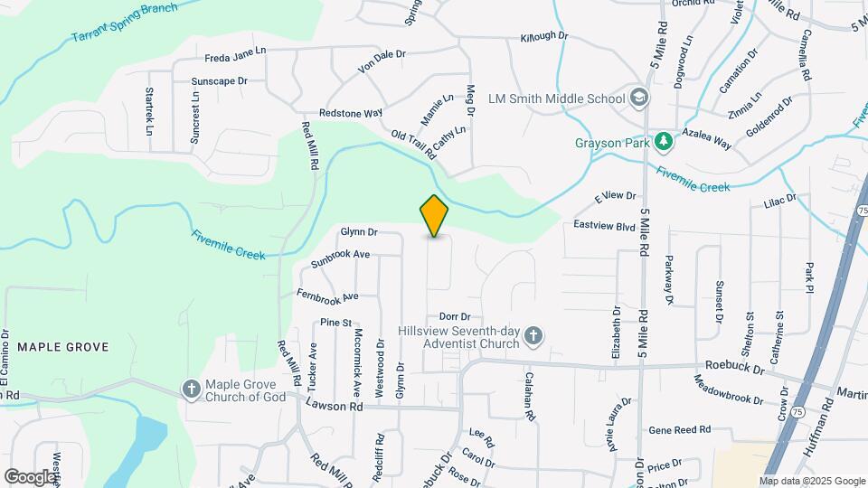 937 Hickory Dr Mapa y Detalles de la Ubicación