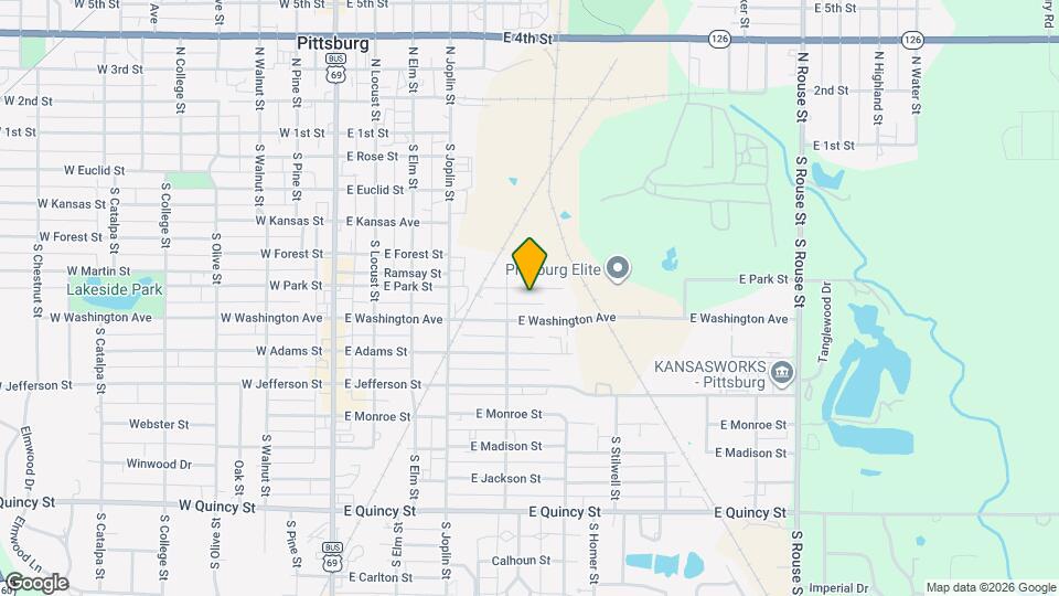 510 E Park St Map and Location Details