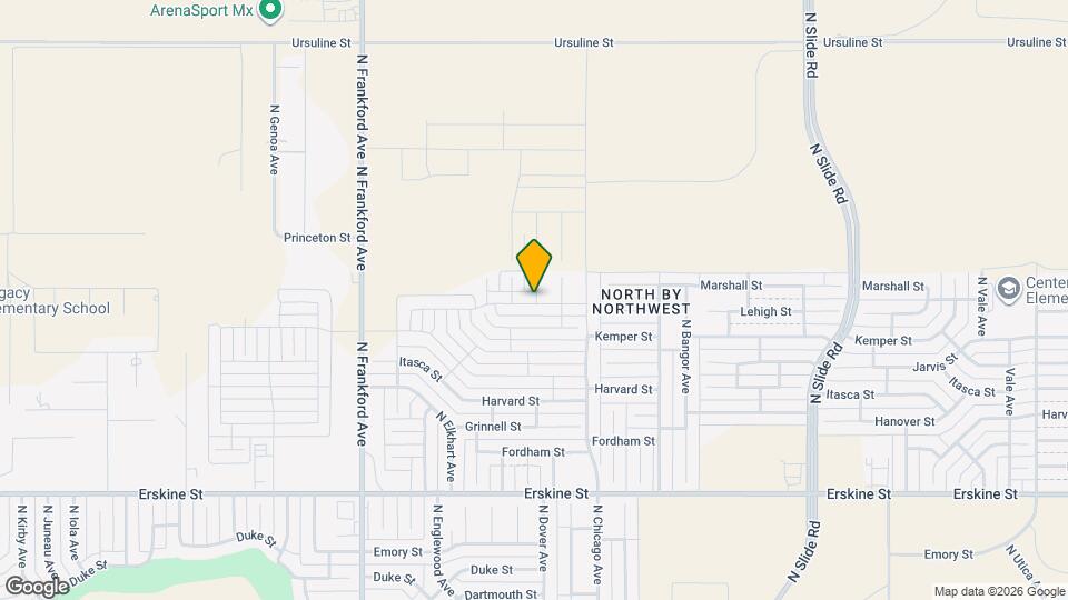 1303 N Colton Ave Map and Location Details