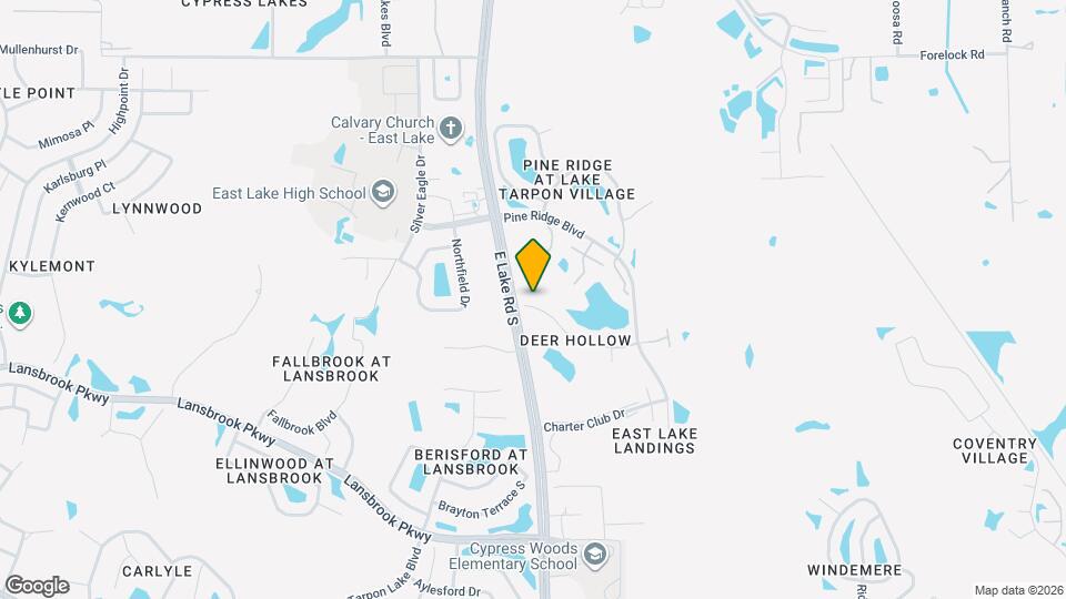 3101 Lake Pine Way Map and Location Details