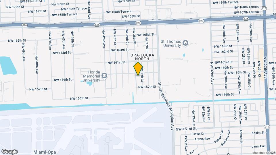 15811 NW 38th Pl-Unit -15813 NW 38th Place Map and Location Details