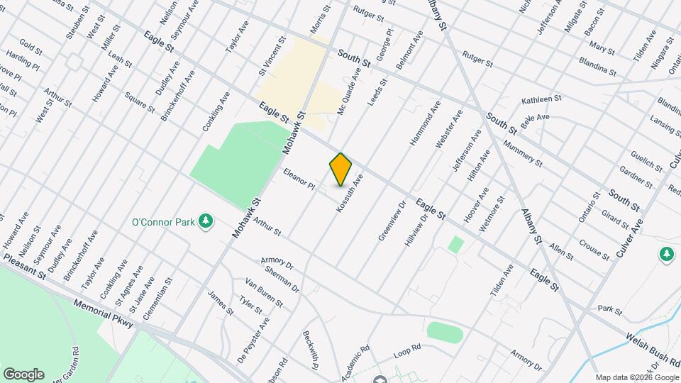 1222 Kossuth Ave Map and Location Details