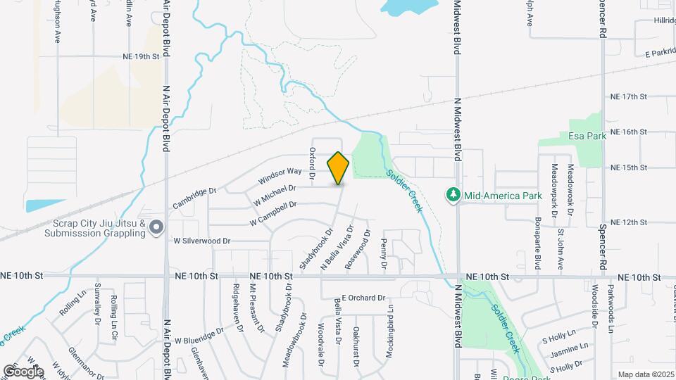 4207 N Shadybrook Dr Map and Location Details