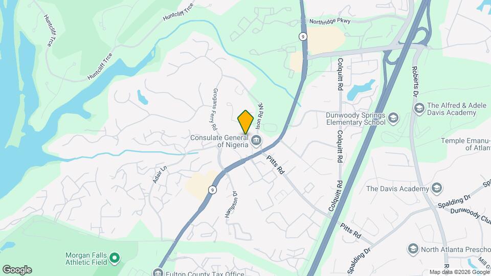 500-540 Brantley Rd Map and Location Details