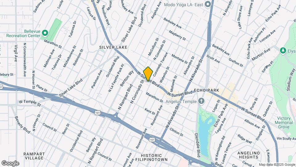 2420 W Sunset Blvd, Unit 4 Map and Location Details