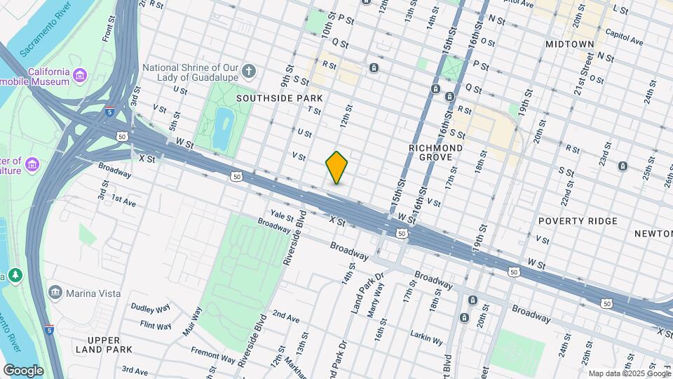 1221 W St Map and Location Details