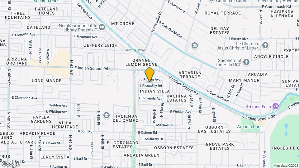 4846 E Piccadilly Rd Map and Location Details