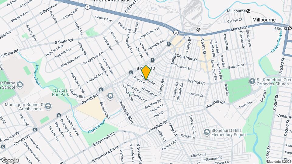 355 Hampden Rd Map and Location Details