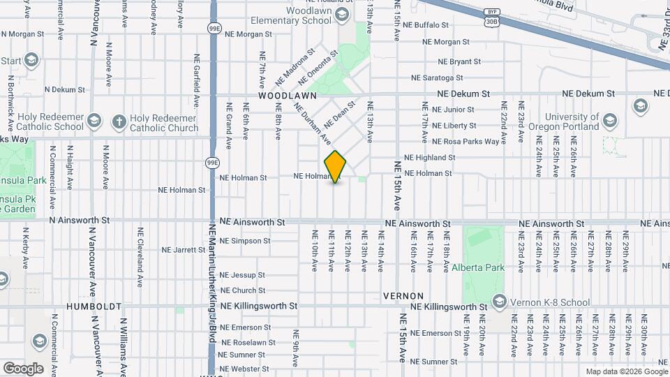 6228 NE 11th Ave Map and Location Details