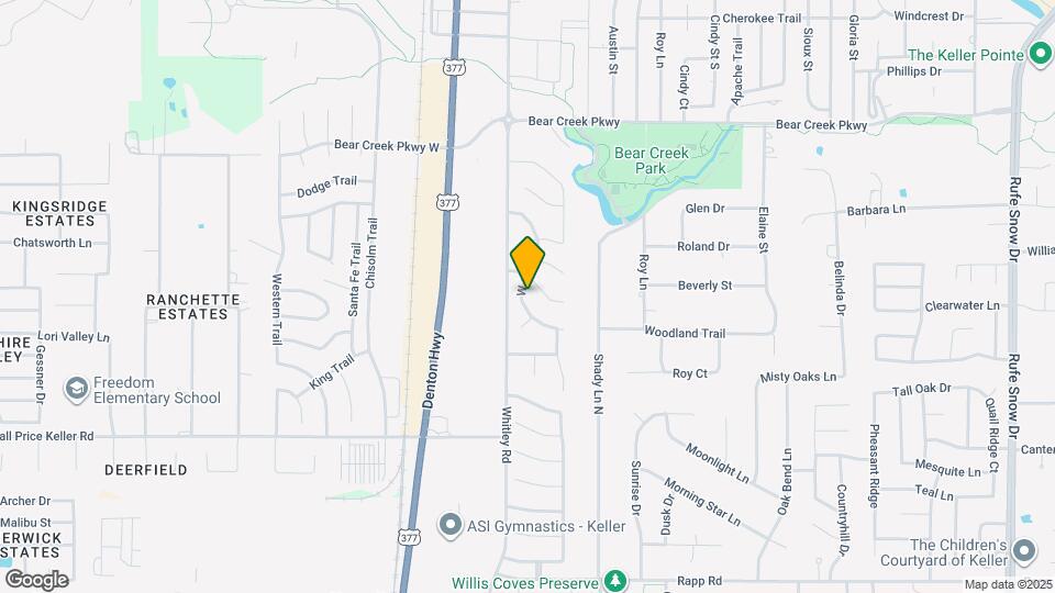 709 W Park Dr Map and Location Details