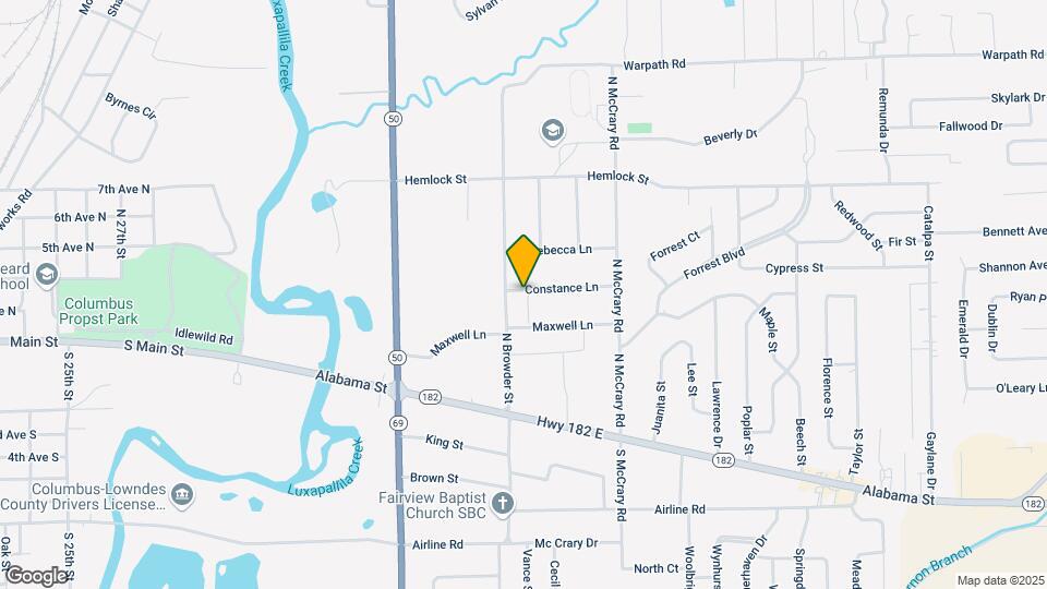 209 E Manor Dr Map and Location Details