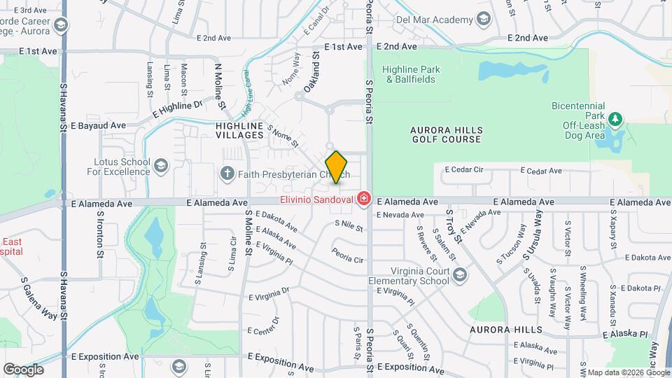 11962 E Maple Ave Map and Location Details