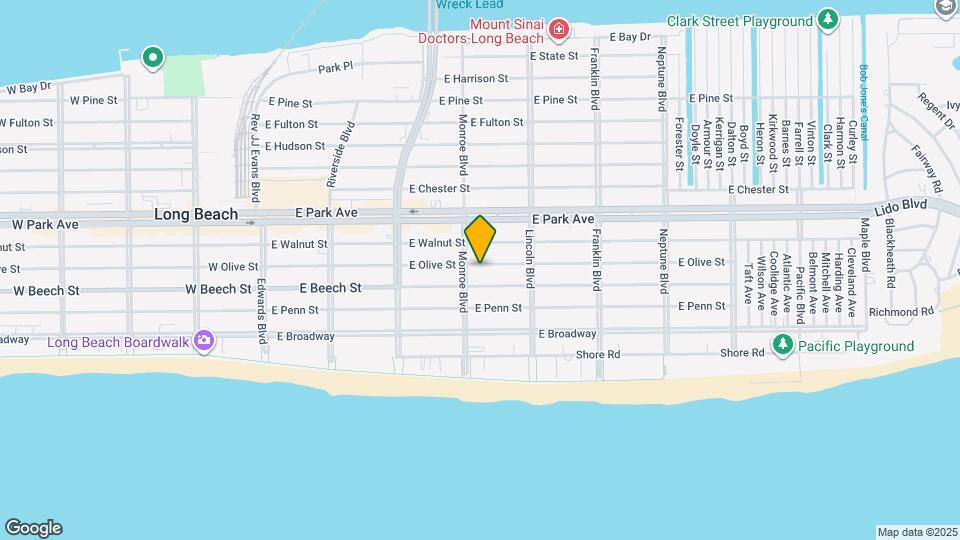 318 E Olive St Map and Location Details