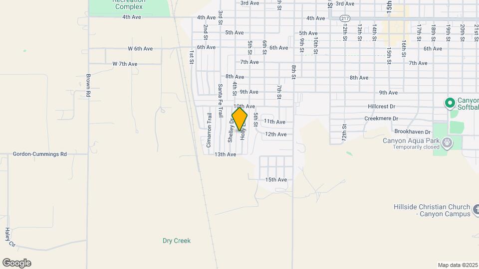 1020 Holly Ln Map and Location Details