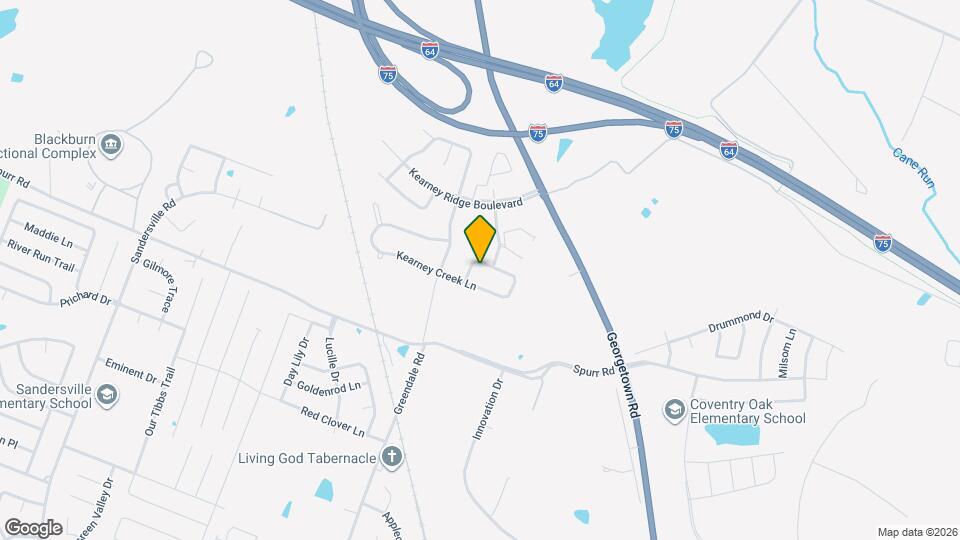 2844 Kearney Creek Ln Map and Location Details