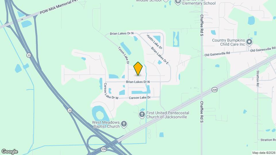 11512 Bonnie Lakes Ct Map and Location Details